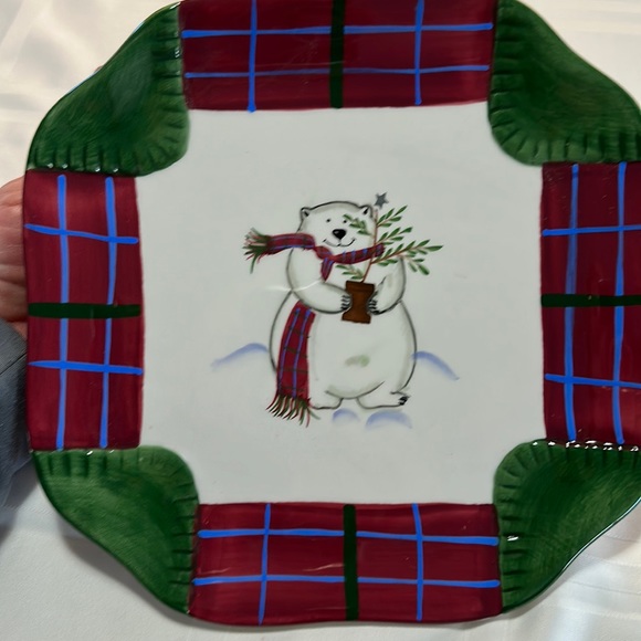 Pfaltzgraff set of 4 luncheon plates “The Snow Bear Collection” - Picture 5 of 7